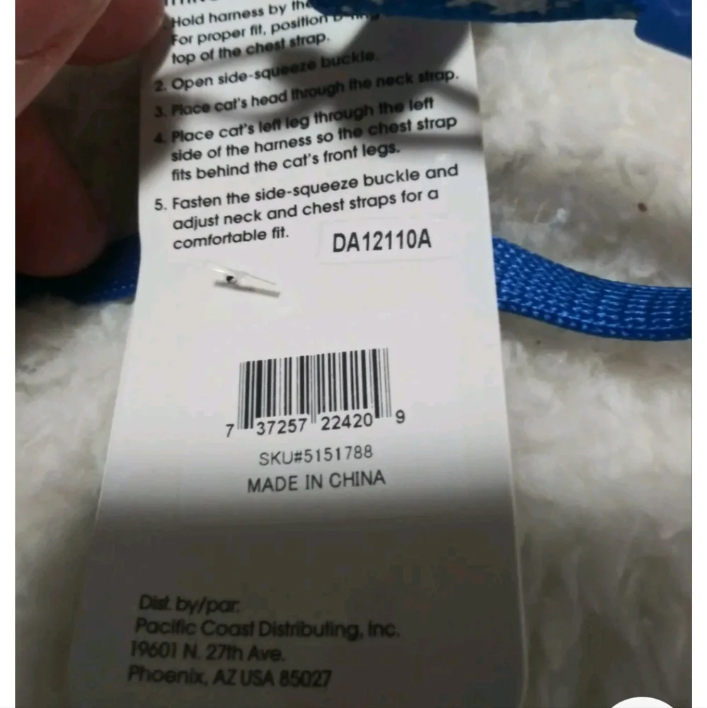 Whisker City Cat Kitten X-Small Harness 8